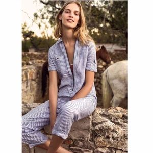 ❌SOLD❌ANTHROPOLOGIE CARTONNIER STRIPED JUMPSUIT